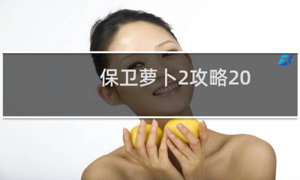 保卫萝卜2攻略20