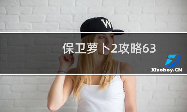 保卫萝卜2攻略63