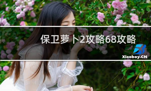 保卫萝卜2攻略68攻略