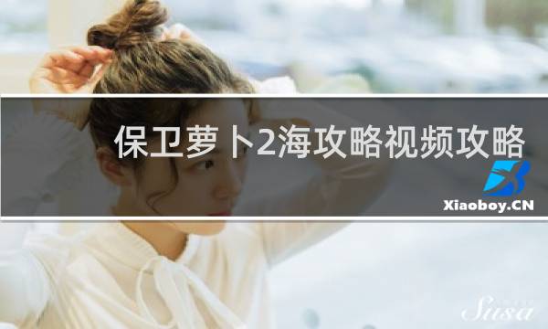 保卫萝卜2海攻略视频攻略