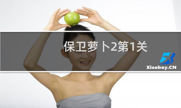 保卫萝卜2第1关