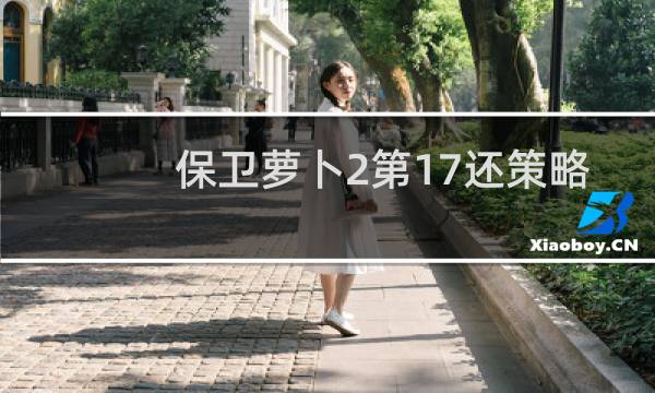 保卫萝卜2第17还策略