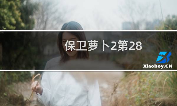 保卫萝卜2第28 关