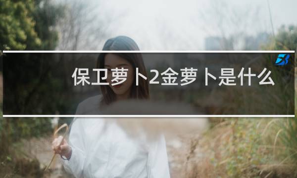 保卫萝卜2金萝卜是什么