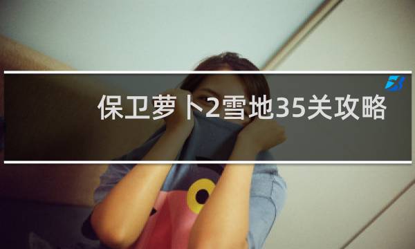 保卫萝卜2雪地35关攻略