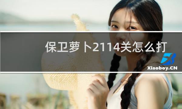 保卫萝卜2114关怎么打