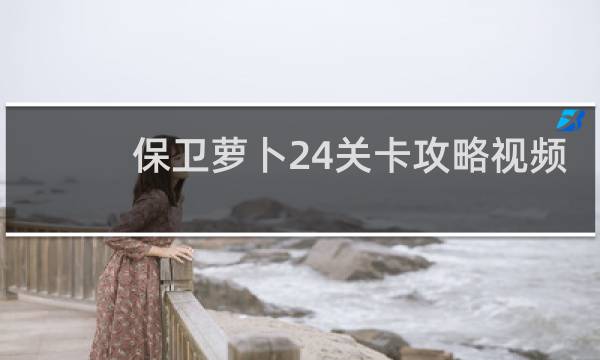 保卫萝卜24关卡攻略视频
