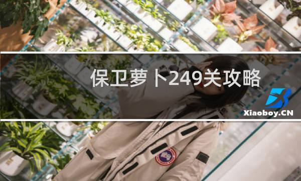 保卫萝卜249关攻略