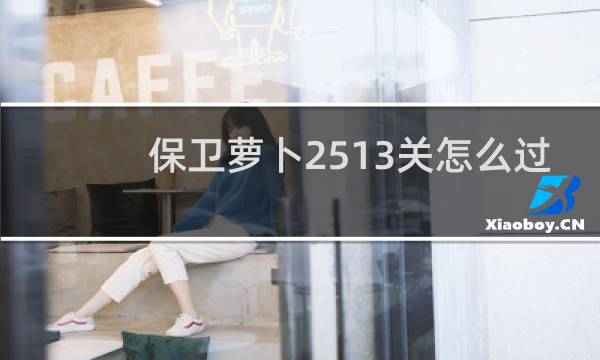 保卫萝卜2513关怎么过