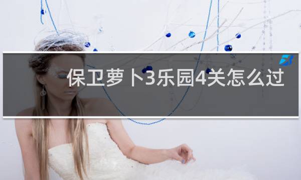 保卫萝卜3乐园4关怎么过