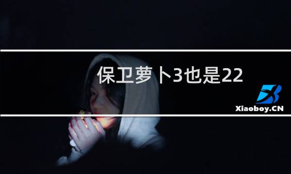 保卫萝卜3也是22