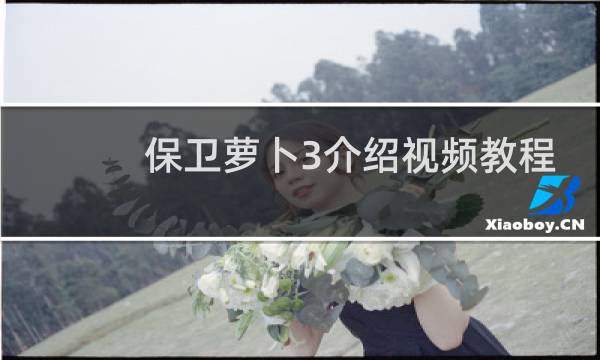 保卫萝卜3介绍视频教程