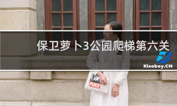 保卫萝卜3公园爬梯第六关