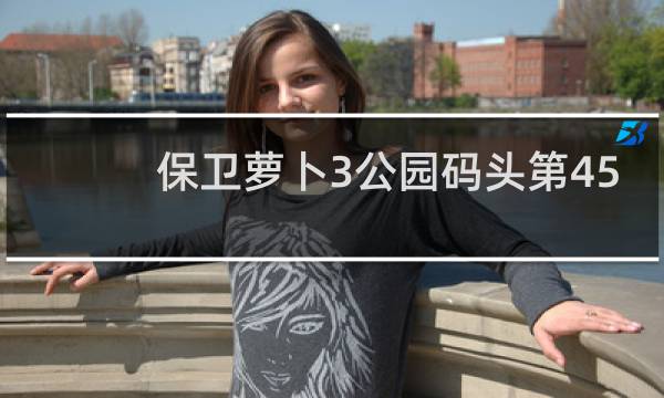 保卫萝卜3公园码头第45