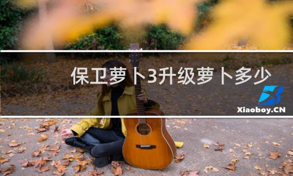 保卫萝卜3升级萝卜多少