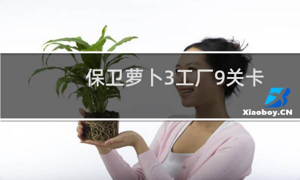 保卫萝卜3工厂9关卡
