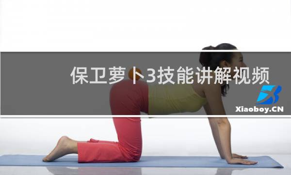 保卫萝卜3技能讲解视频