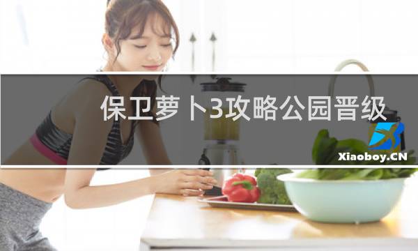 保卫萝卜3攻略公园晋级