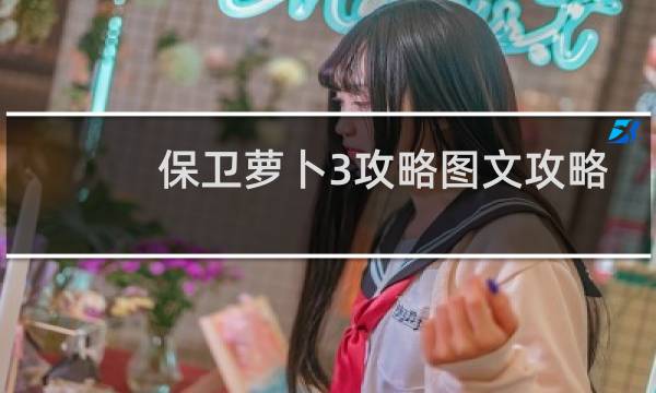 保卫萝卜3攻略图文攻略