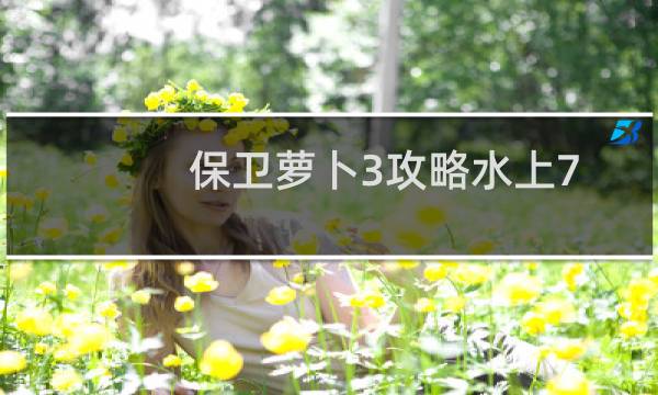 保卫萝卜3攻略水上7