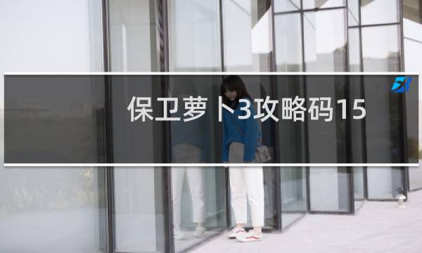 保卫萝卜3攻略码15