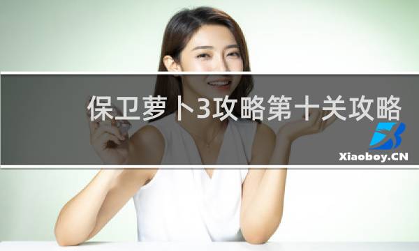 保卫萝卜3攻略第十关攻略