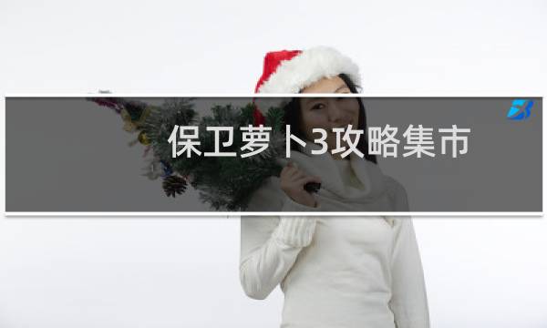 保卫萝卜3攻略集市 15