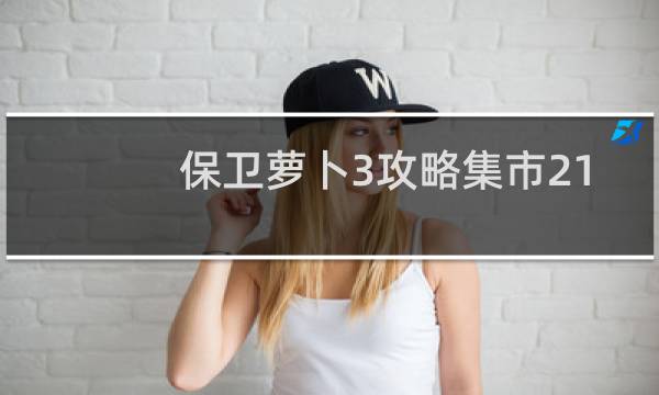 保卫萝卜3攻略集市21