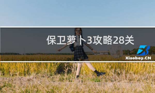 保卫萝卜3攻略28关