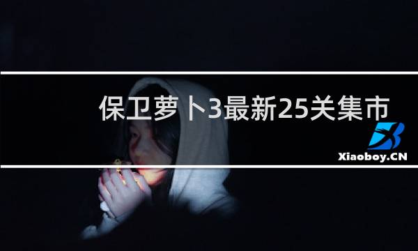 保卫萝卜3最新25关集市