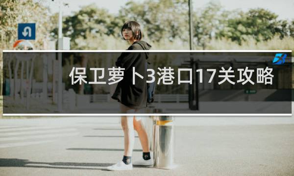 保卫萝卜3港口17关攻略