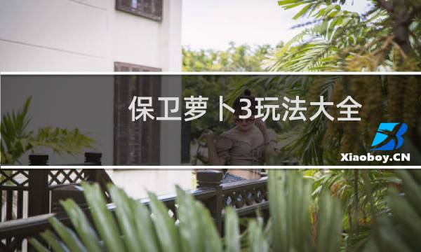 保卫萝卜3玩法大全