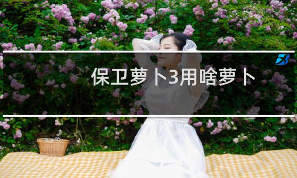 保卫萝卜3用啥萝卜