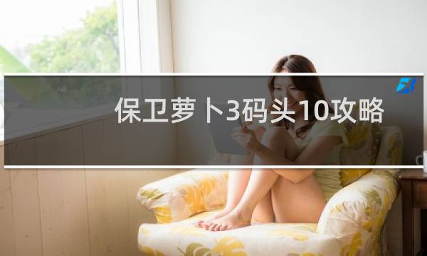 保卫萝卜3码头10攻略