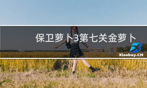 保卫萝卜3第七关金萝卜