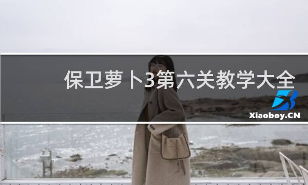 保卫萝卜3第六关教学大全