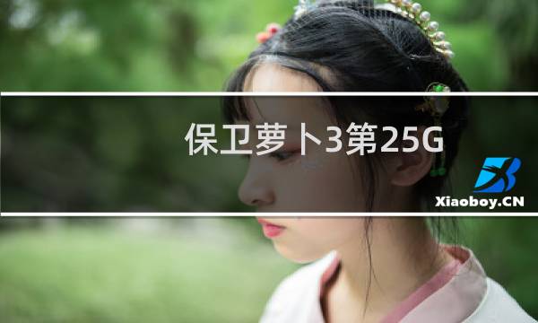 保卫萝卜3第25G