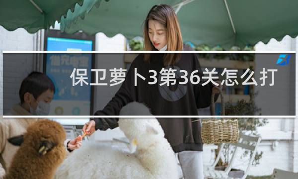 保卫萝卜3第36关怎么打