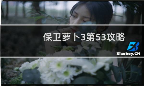 保卫萝卜3第53攻略