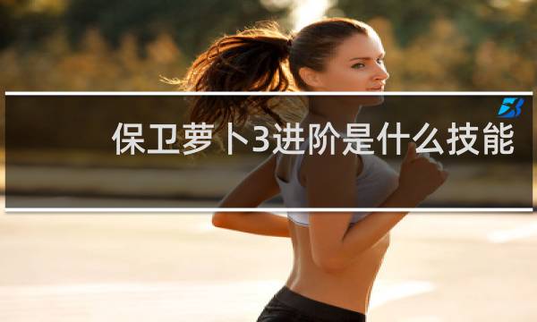 保卫萝卜3进阶是什么技能