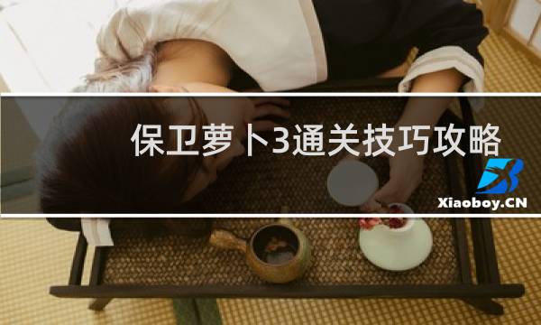 保卫萝卜3通关技巧攻略