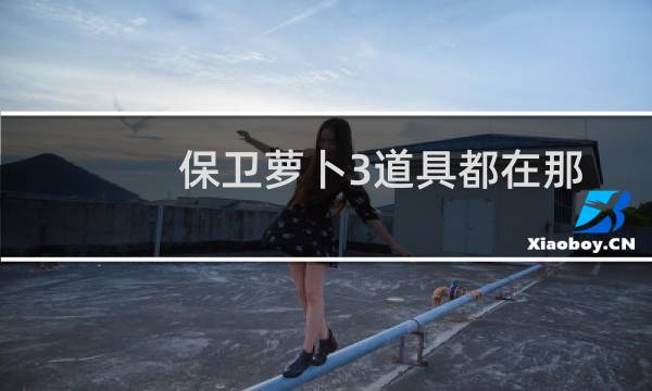 保卫萝卜3道具都在那