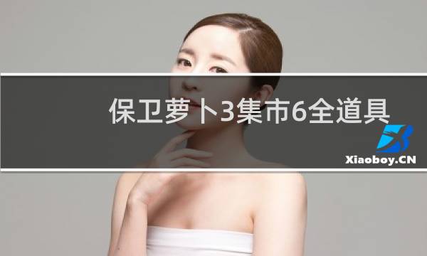 保卫萝卜3集市6全道具