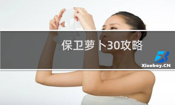 保卫萝卜30攻略