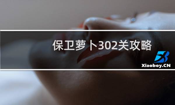 保卫萝卜302关攻略