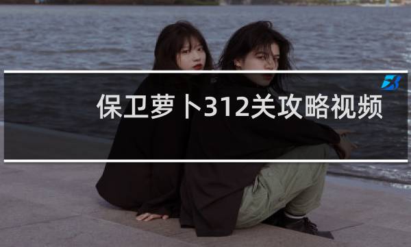 保卫萝卜312关攻略视频