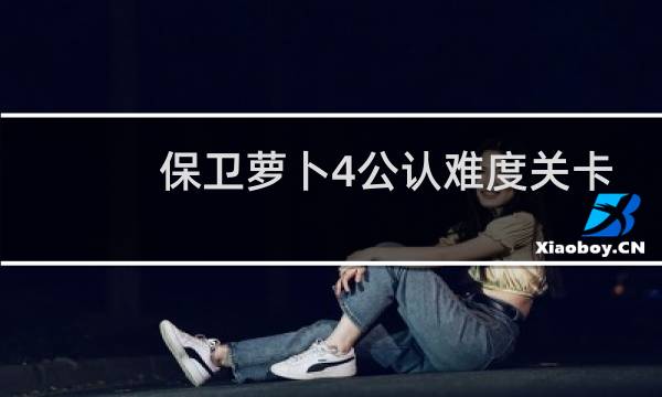 保卫萝卜4公认难度关卡