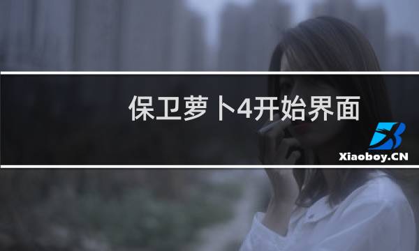 保卫萝卜4开始界面