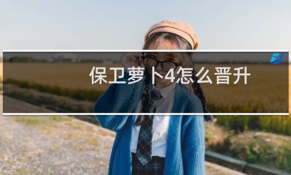 保卫萝卜4怎么晋升
