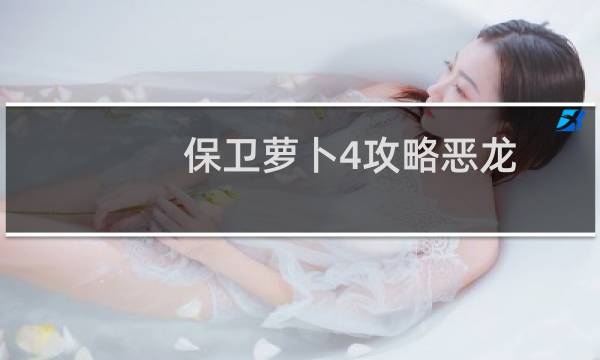 保卫萝卜4攻略恶龙